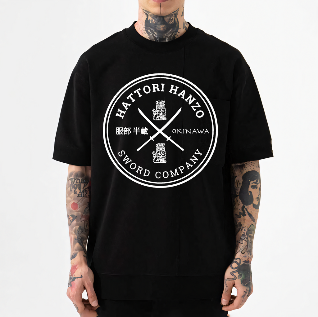 Hattori Hanzo Komainu Okinawa Sword Company Japanese Style Classic Tee