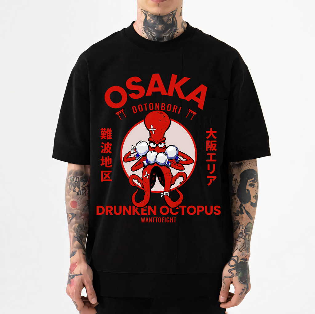 Drunken Octopus Japanese Style Classic Tee