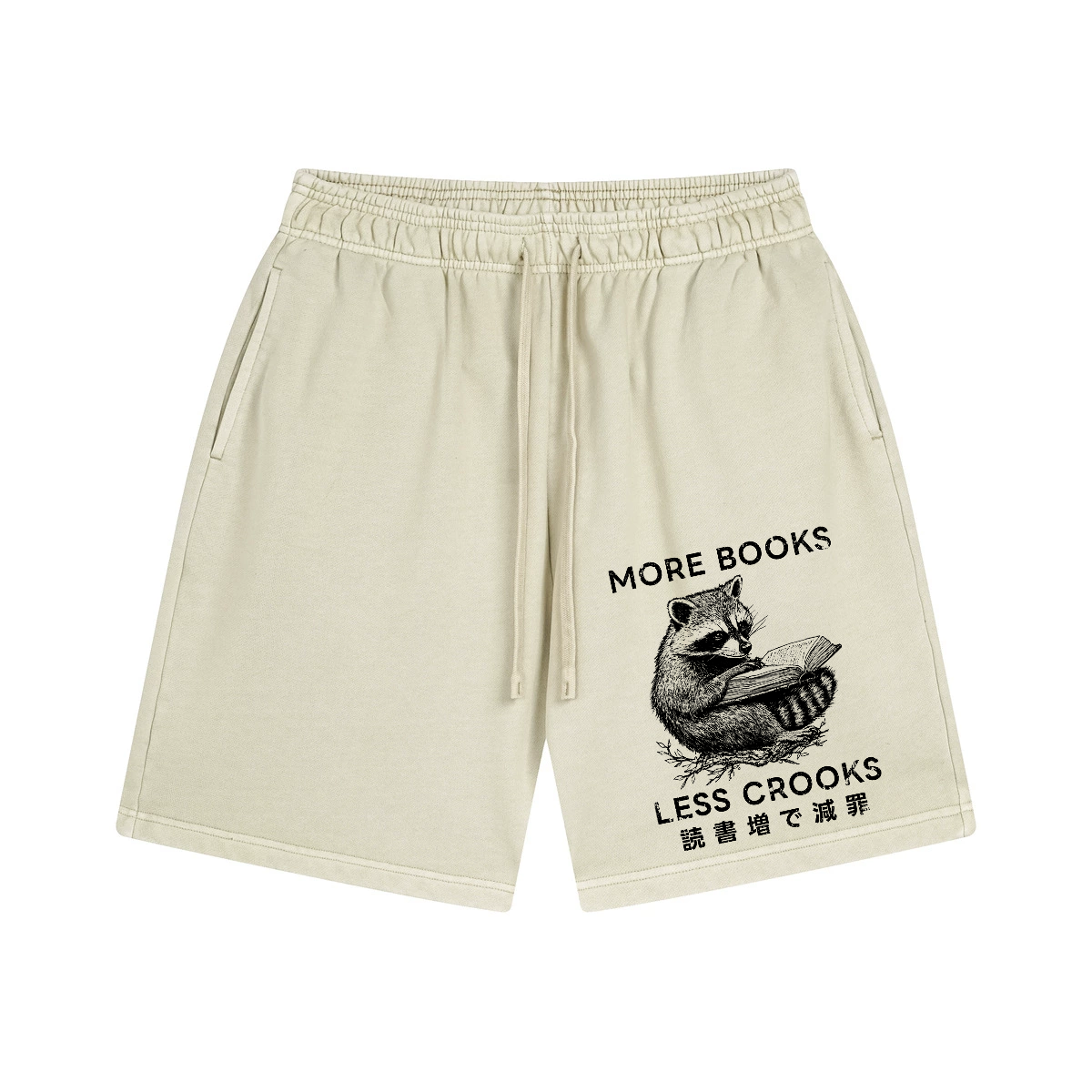Racoon Vintage Pure Thick Cotton Shorts