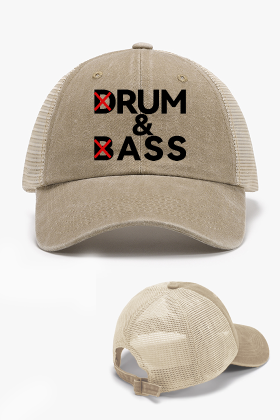Drum and Bass Vintage Cotton Breathable Hat