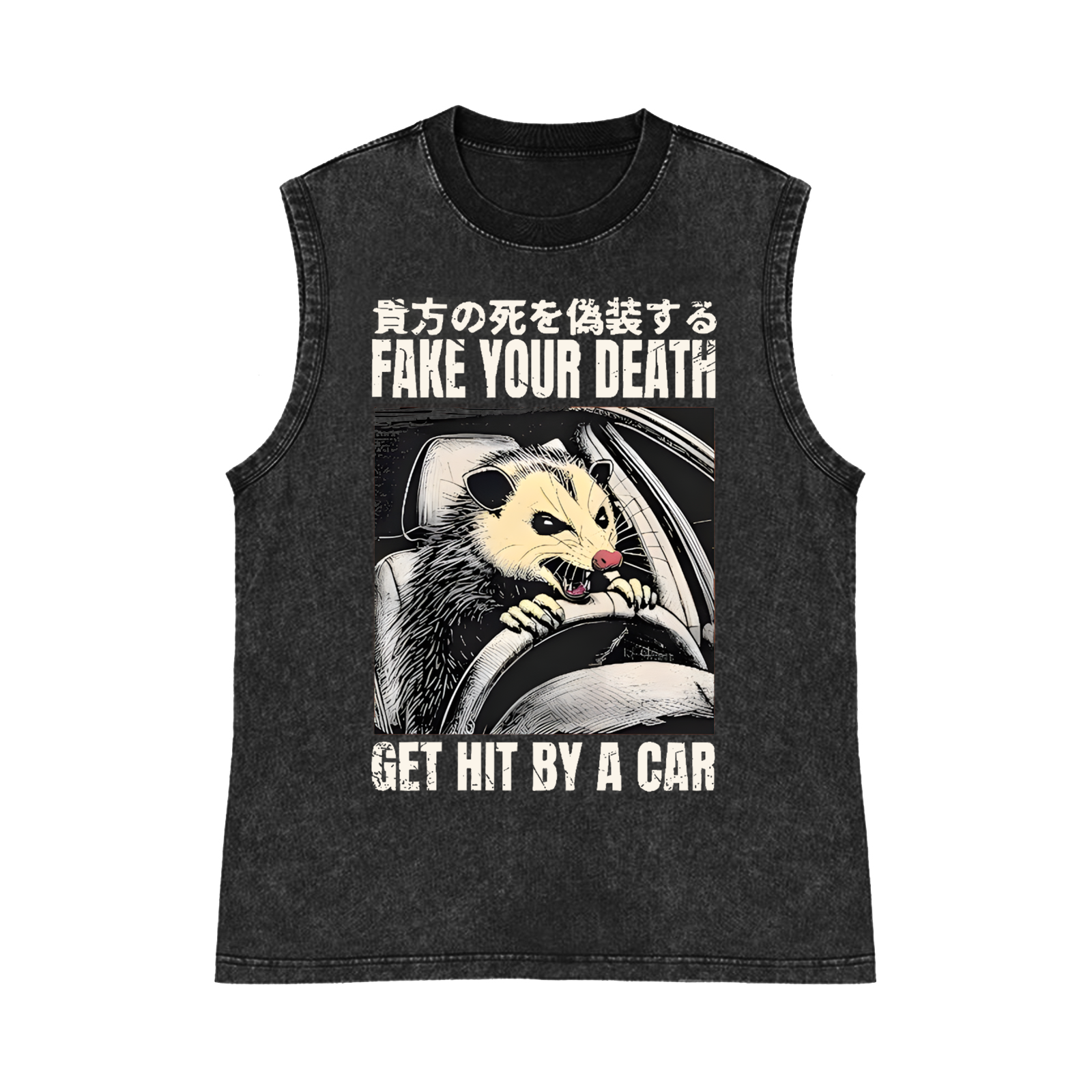 Badger Pure Cotton Wash-Dyed Sleeveless Tank Top