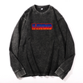 Vintage Cotton Wash Crewneck Long-Sleeve T-Shirt
