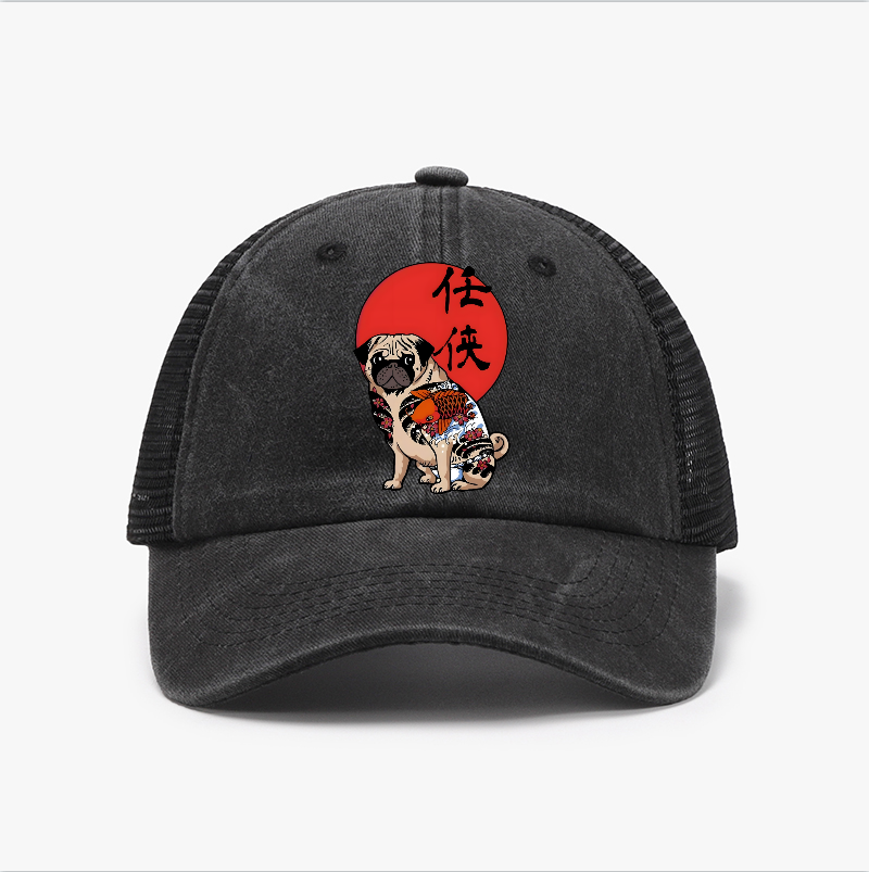Dog Vintage Cotton Breathable Hat