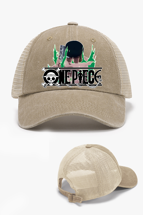 One Piece Roronoa Zoro Vintage Cotton Breathable Hat