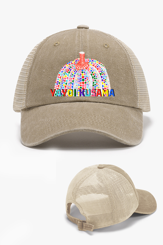 Yayoi Kusama Pumpkin Vintage Cotton Breathable Hat