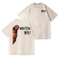 Jesus Easter Vintage Wash Japanese Design Back Art T-Shirt