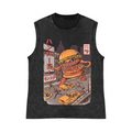 Pure Cotton Wash-Dyed Sleeveless Tank Top