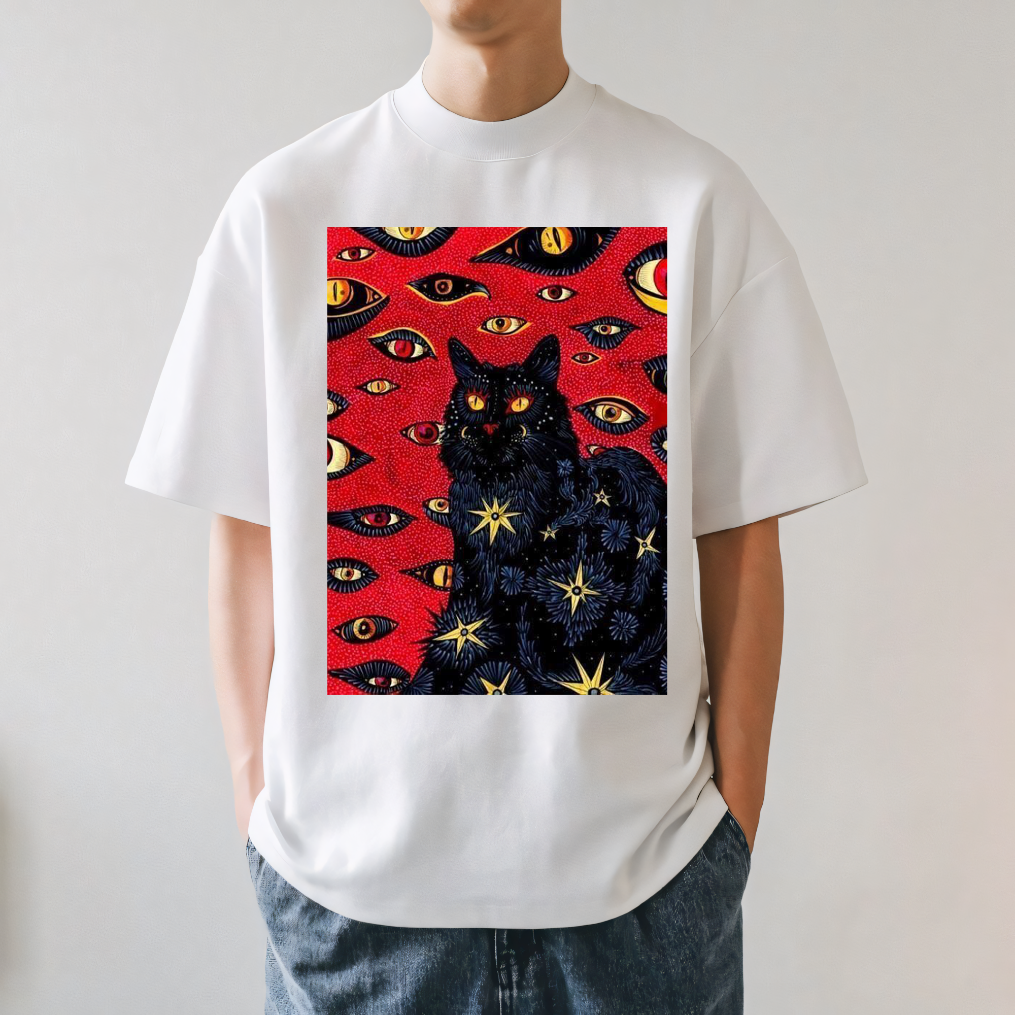 The Black Cat Japanese Style Classic Tee
