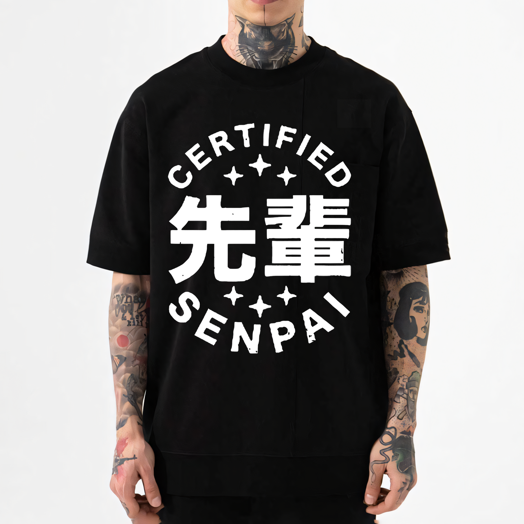 Certified Senpai Japanese Style Classic Tee