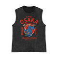 Osaka Dotonbori Drunken Octopus Pure Cotton Wash-Dyed Sleeveless Tank Top
