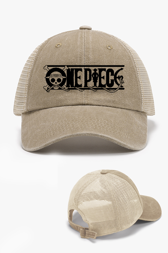 One Piece Luffy Vintage Cotton Breathable Hat