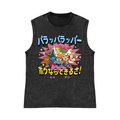 PaRappa the Rapper Pure Cotton Wash-Dyed Sleeveless Tank Top