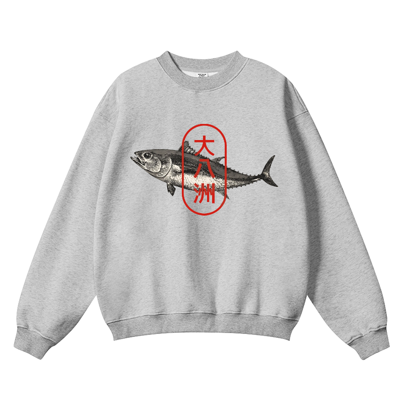 Oyashima Eight Island of Japan Vintage Cotton Blend Crewneck Sweatshirt