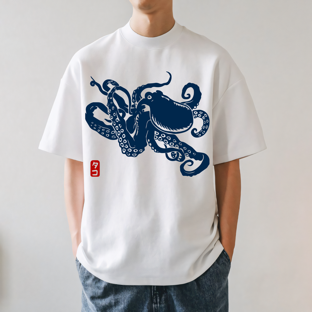 Octopus Japanese Style Classic Tee