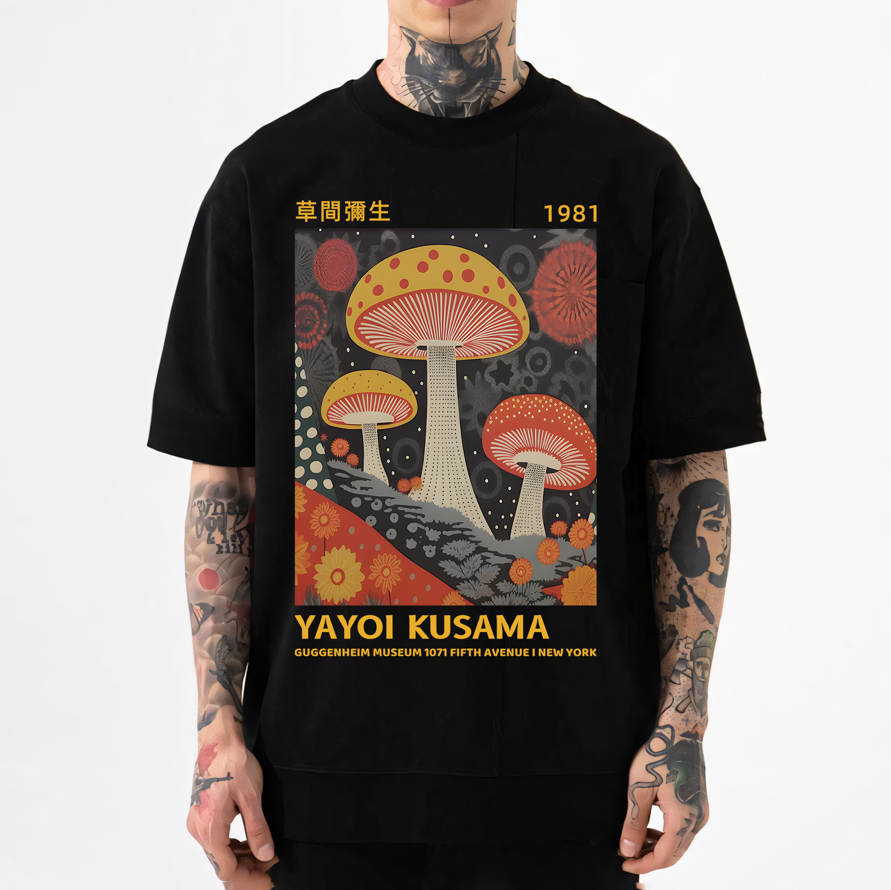 Yayoi Kusama Japanese Style Classic Tee
