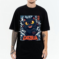 Catzilla Cat Kaiju Japanese Style Classic Tee
