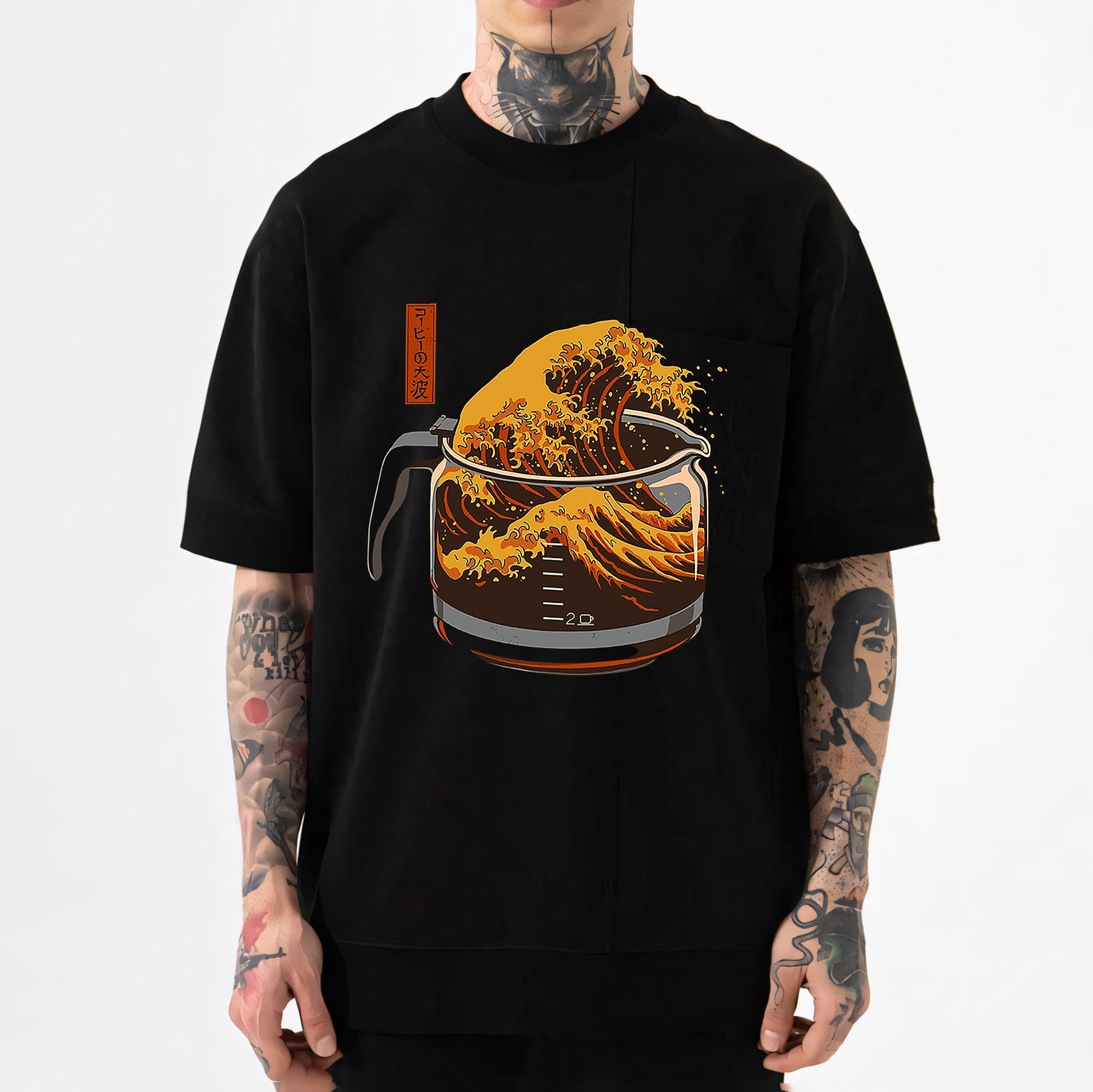Ukiyoe Wave Japanese Style Classic Tee