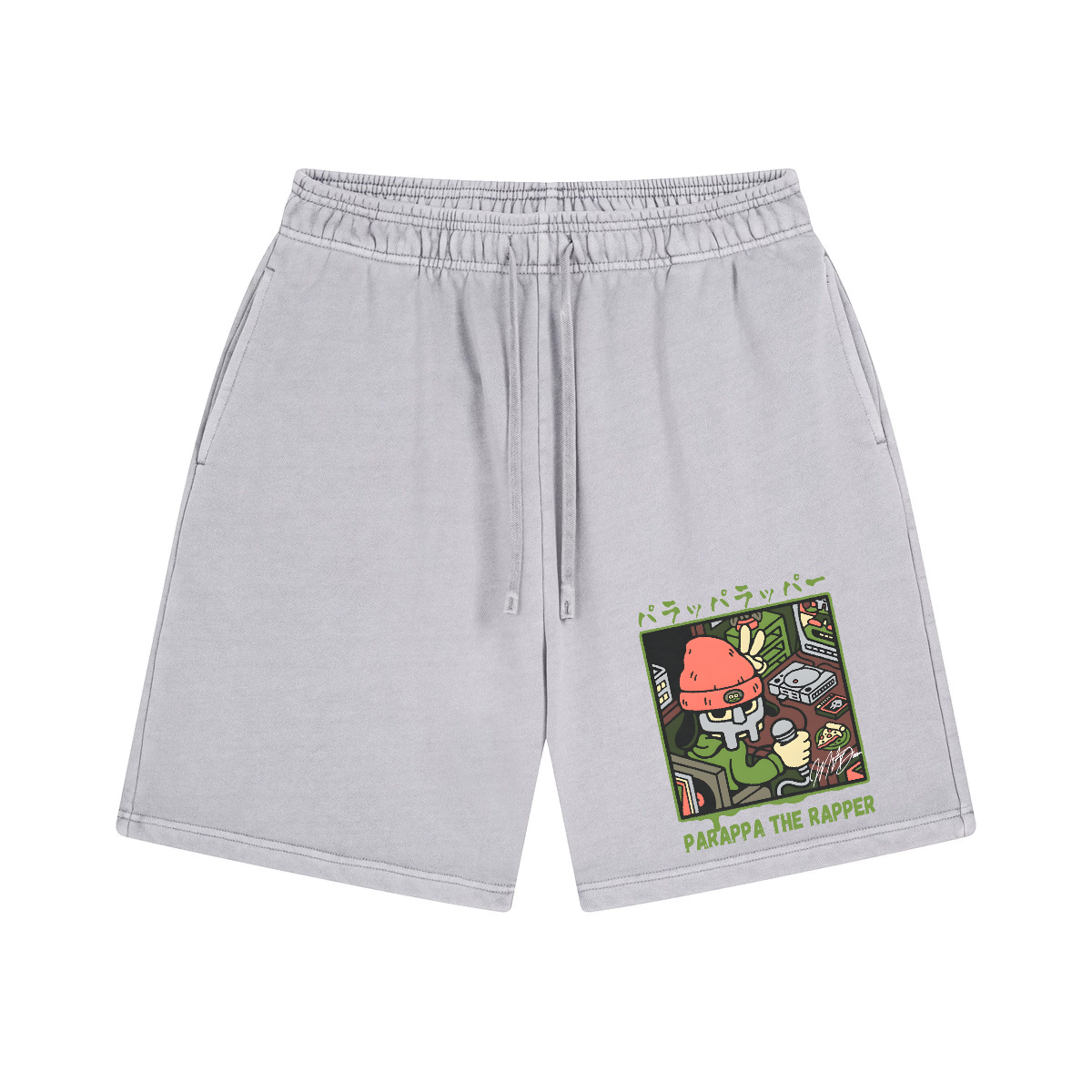 PaRappa the Rapper Vintage Pure Thick Cotton Shorts