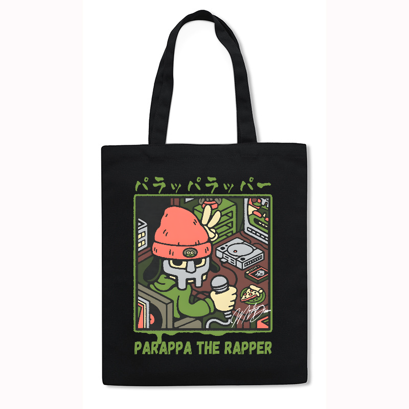 PaRappa the Rapper Japanese Style Canvas Tote Bag