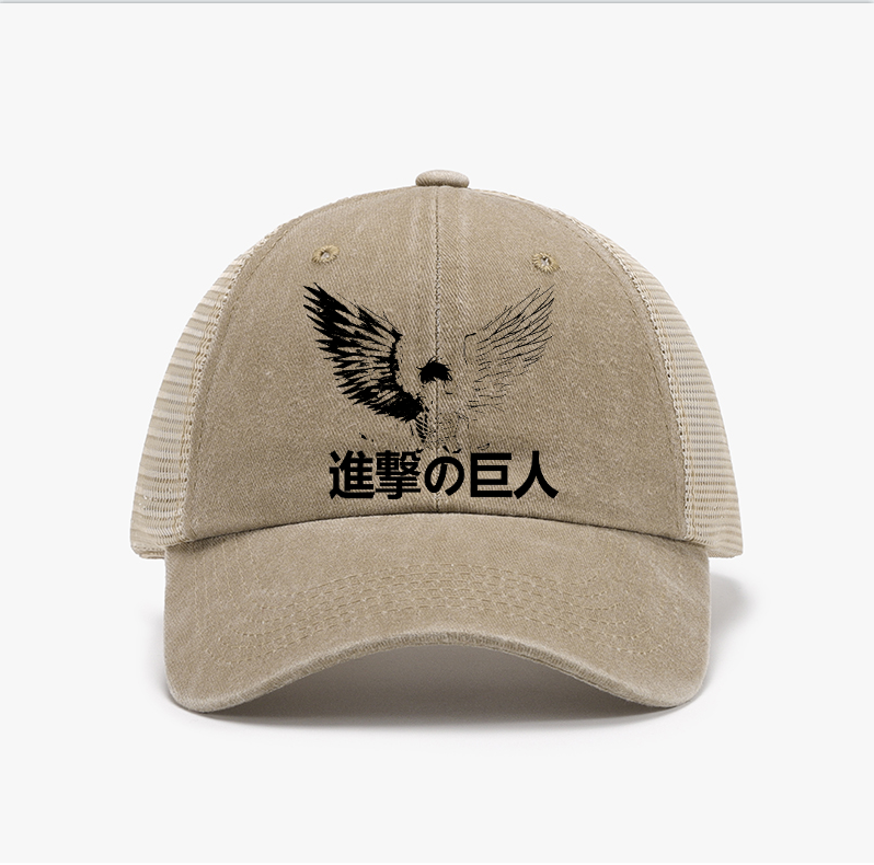 Attack on Titan Vintage Cotton Breathable Hat