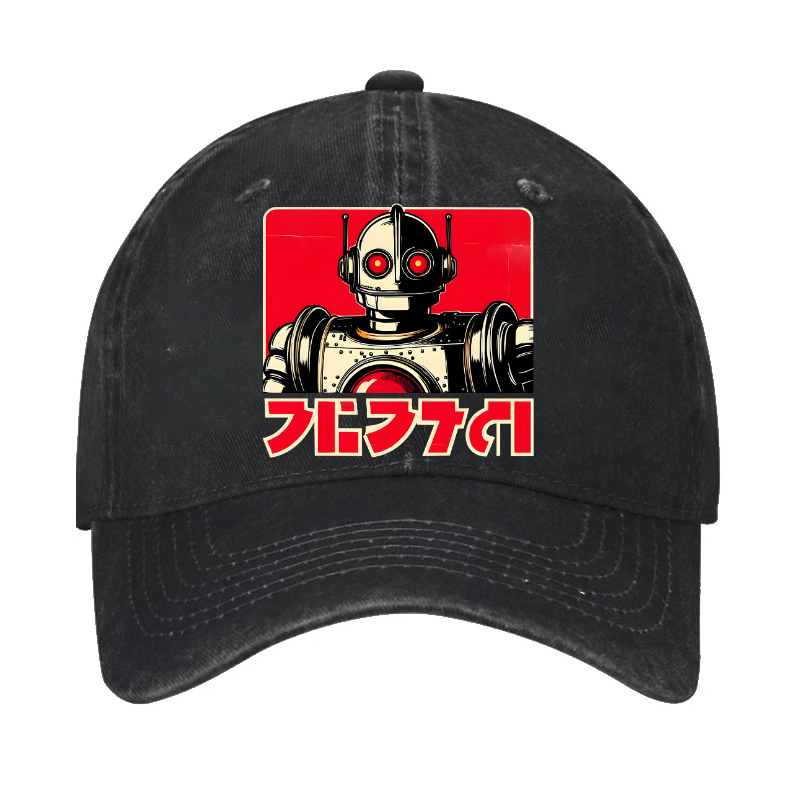 Robot Vintage Cotton Cap