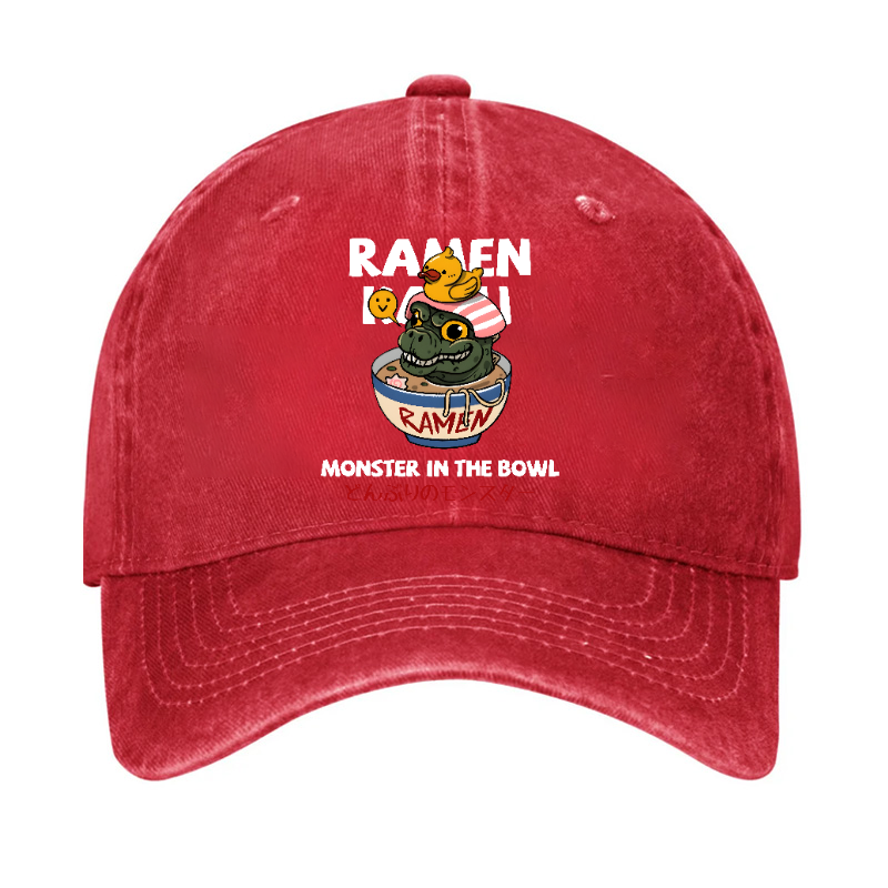 Kaiju Ramen Vintage Cotton Cap