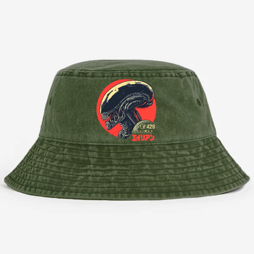 Alien Vintage 100% Cotton Bucket Hat