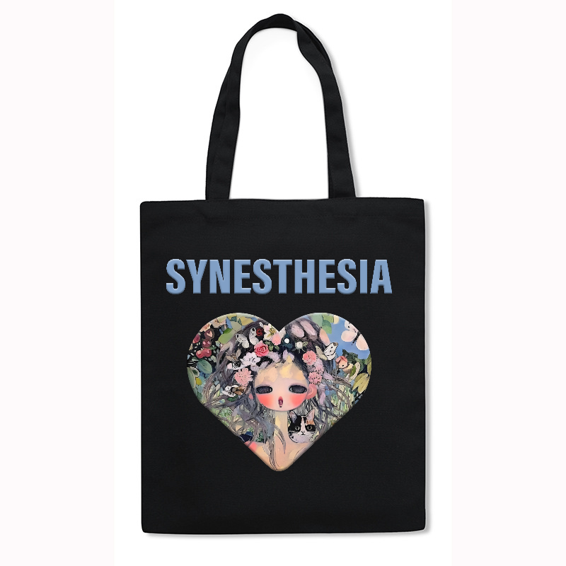 Aya Takano Japanese Style Canvas Tote Bag