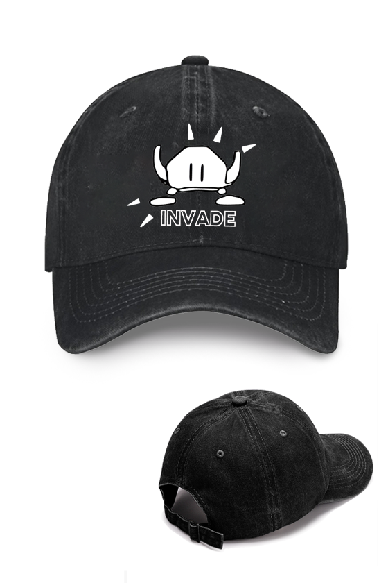 Bubble Bobble Invade  Vintage Cotton Cap