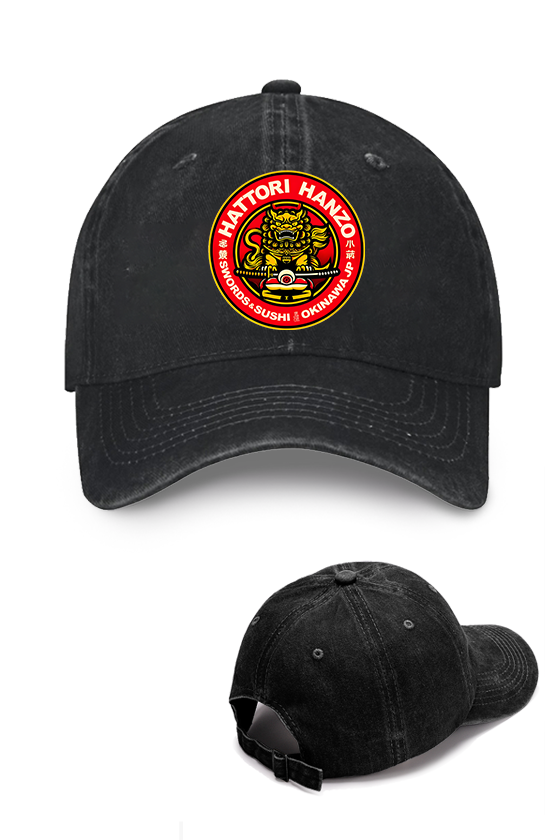 Okinawa Hattori Hanzo Komainu Vintage Cotton Cap