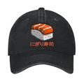 Sushi Cat Salmon Vintage Cotton Cap
