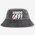 Hands Off! Vintage 100% Cotton Bucket Hat