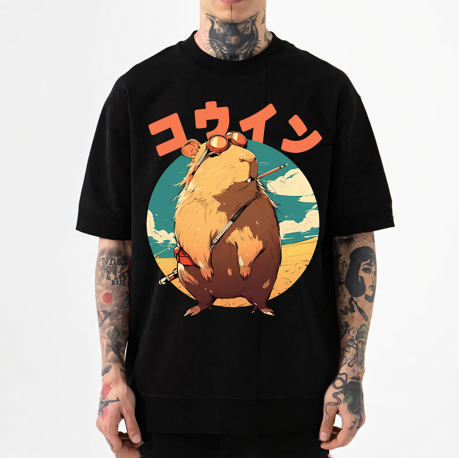 Capybara Japanese Style Classic Tee