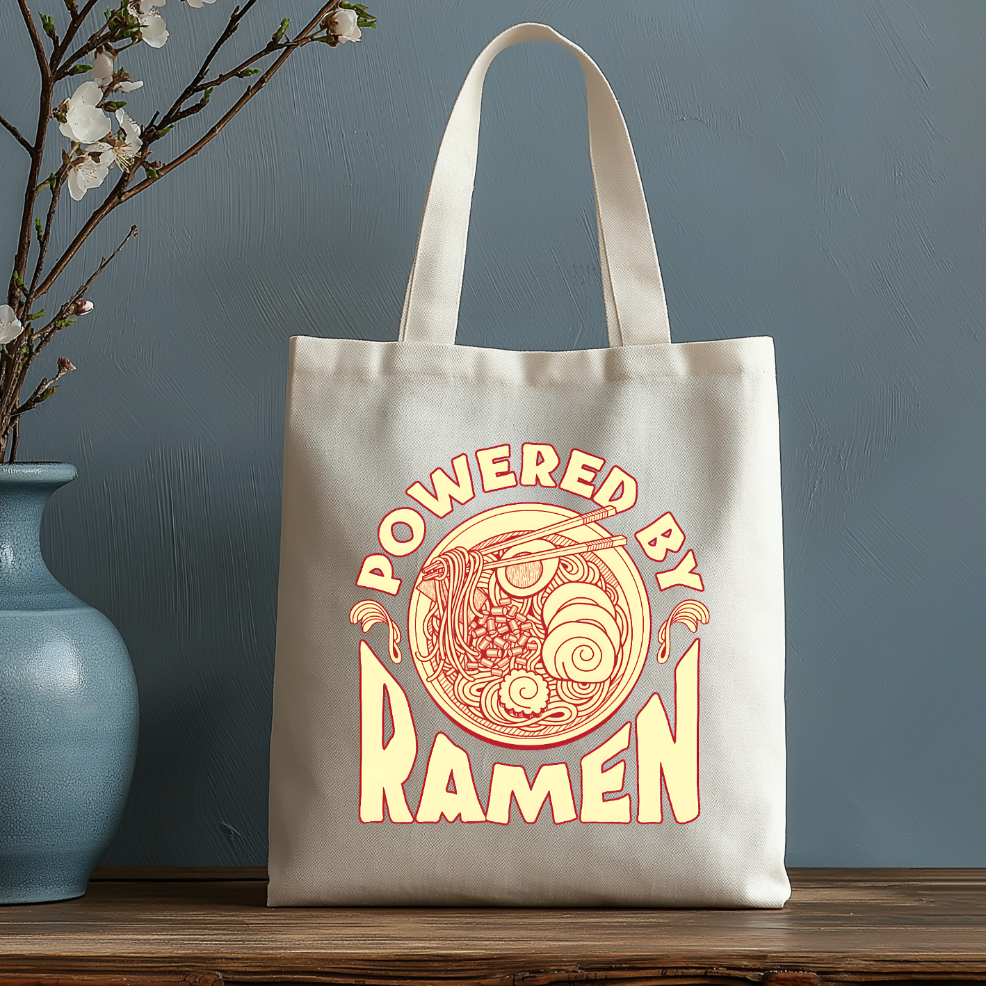 Ramen Japanese Style Canvas Tote Bag
