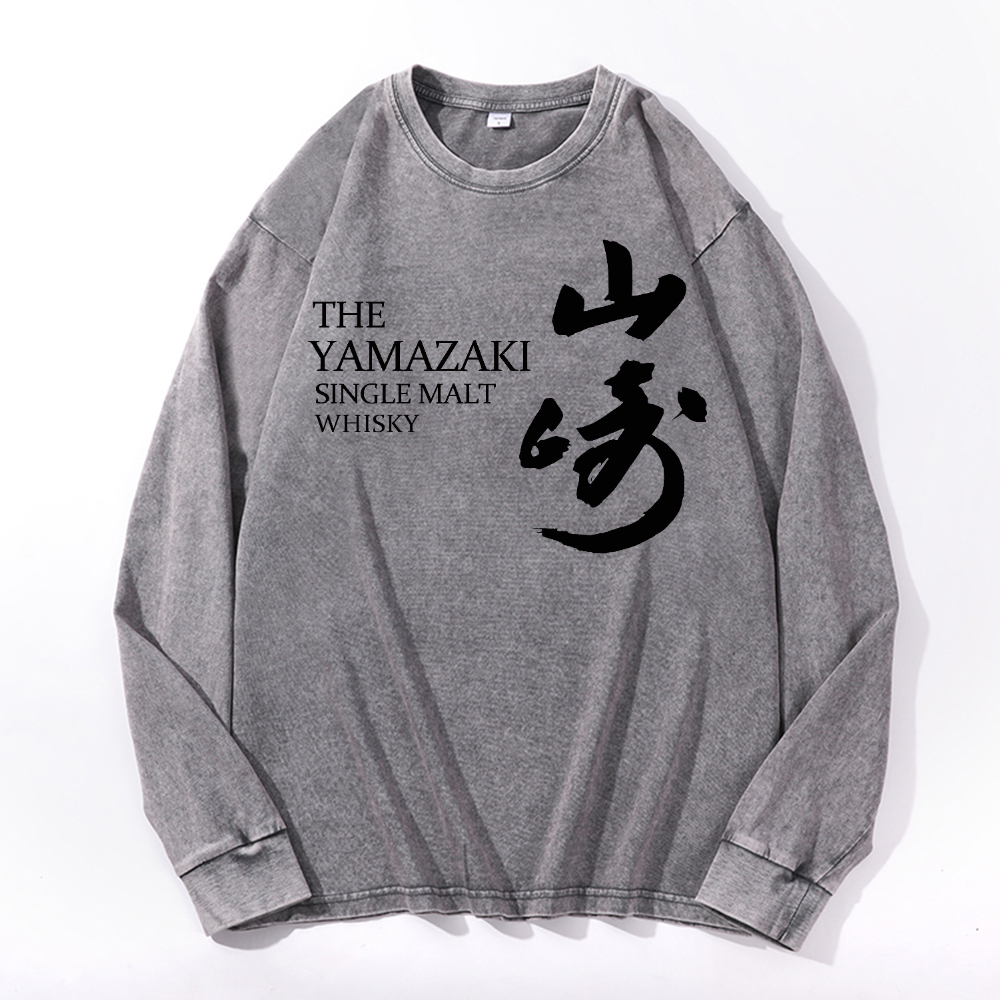 Yamazaki Vintage Cotton Wash Long-sleeve T-shirt
