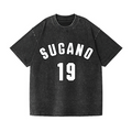 Tomoyuki Sugano Vintage Wash Japanese Design T-Shirt