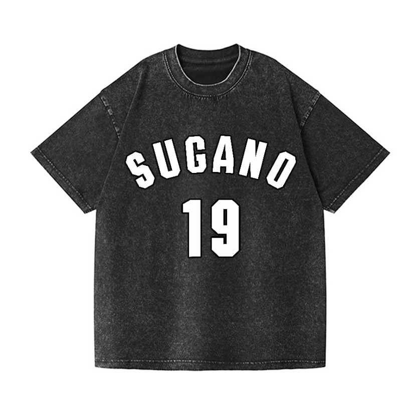 Tomoyuki Sugano Vintage Wash Japanese Design T-Shirt