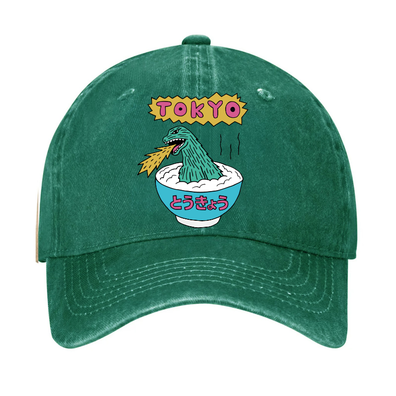 Kaiju The Monster Rice of Tokyo Vintage Cotton Hat