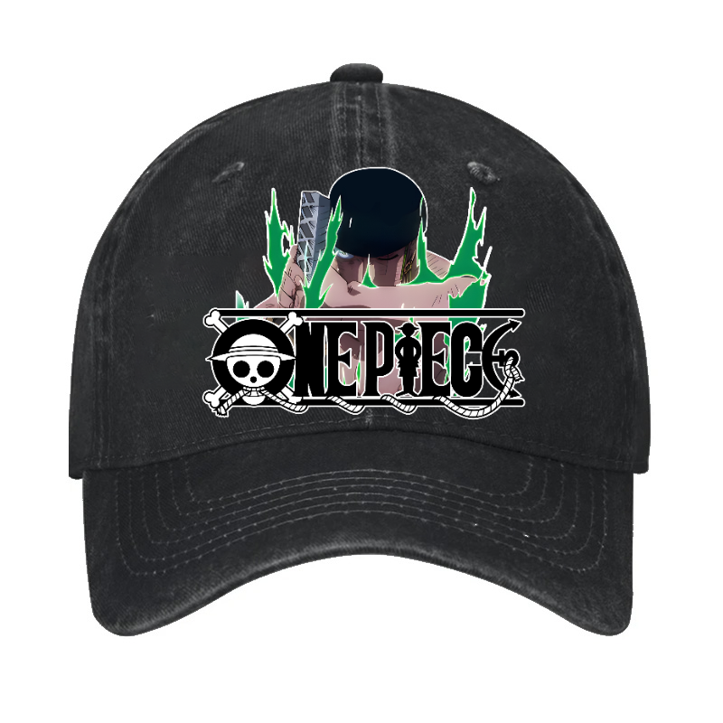 One Piece Roronoa Zoro Vintage Cotton Cap
