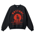Hattori Hanzo Vintage Cotton Blend Crewneck Sweatshirt