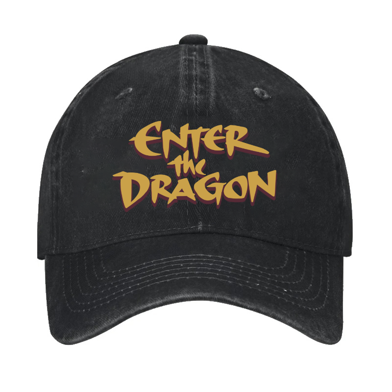 Enter The Dragon Vintage Cotton Cap