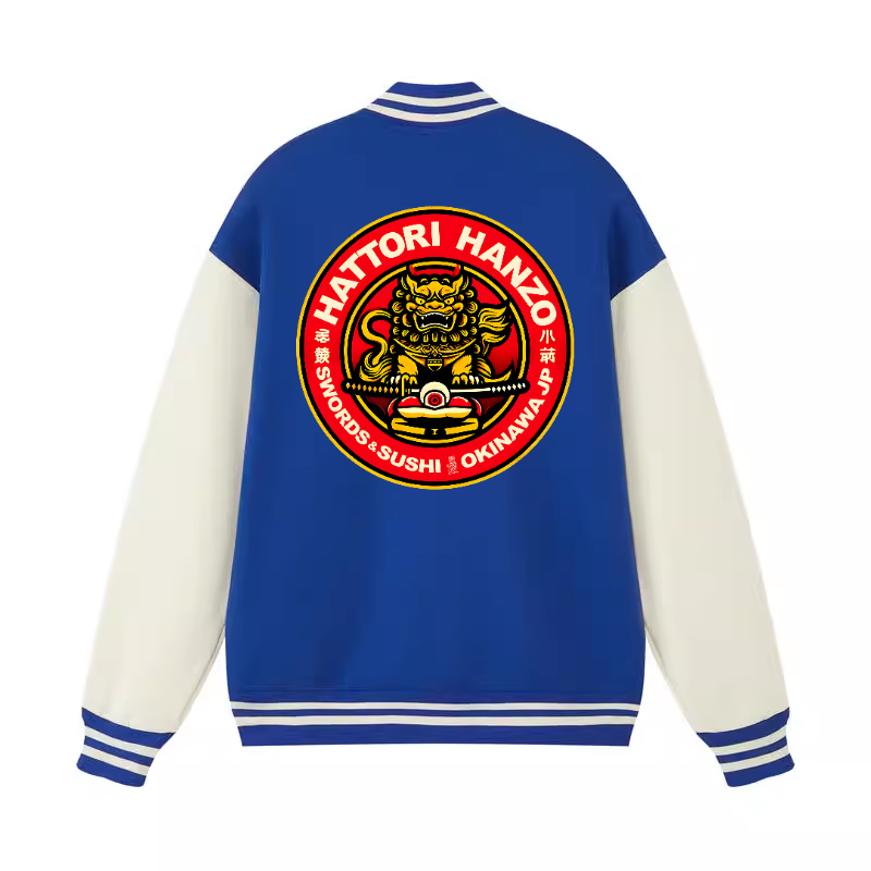 Okinawa Hattori Hanzo Vintage Cotton Varsity Jacket
