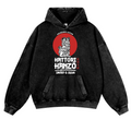 Okinawa Hattori Hanzo Komainu Vintage Washed Thick Cotton Hoodie