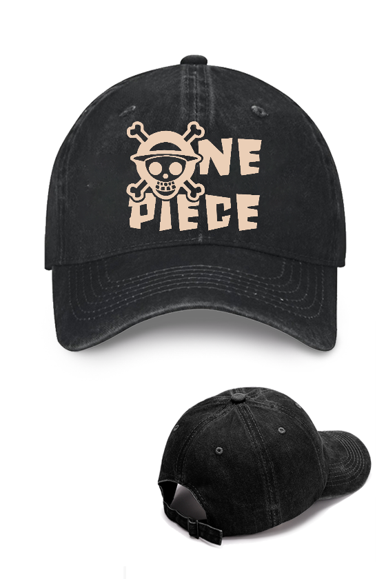 One Piece Luffy Vintage Cotton Cap