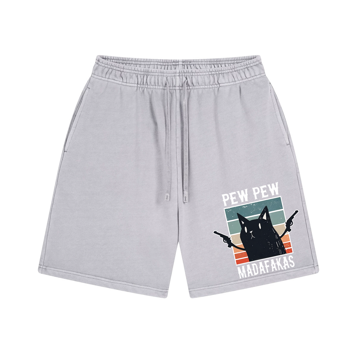 Cat Vintage Pure Thick Cotton Shorts