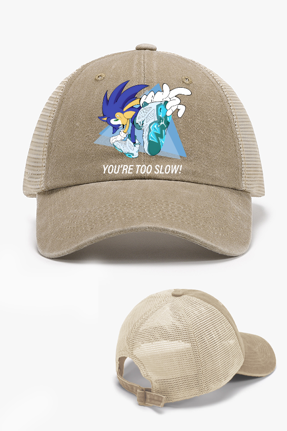 Sonic Vintage Cotton Breathable Hat