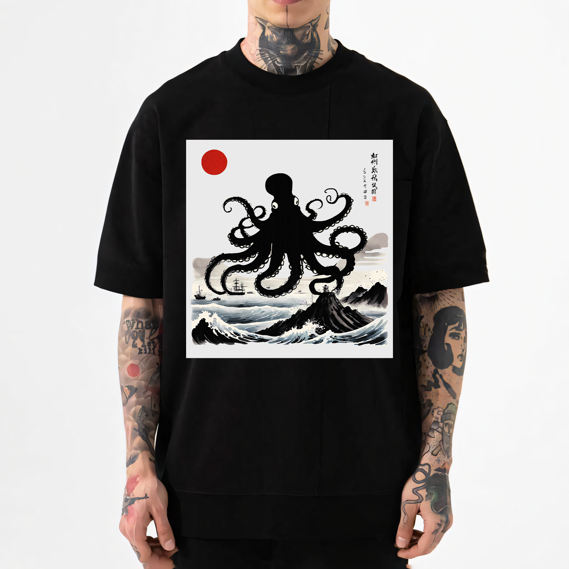Octopus Japanese Style Classic Tee