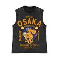 Osaka Dotonbori Drunken Octopus Pure Cotton Wash-Dyed Sleeveless Tank Top