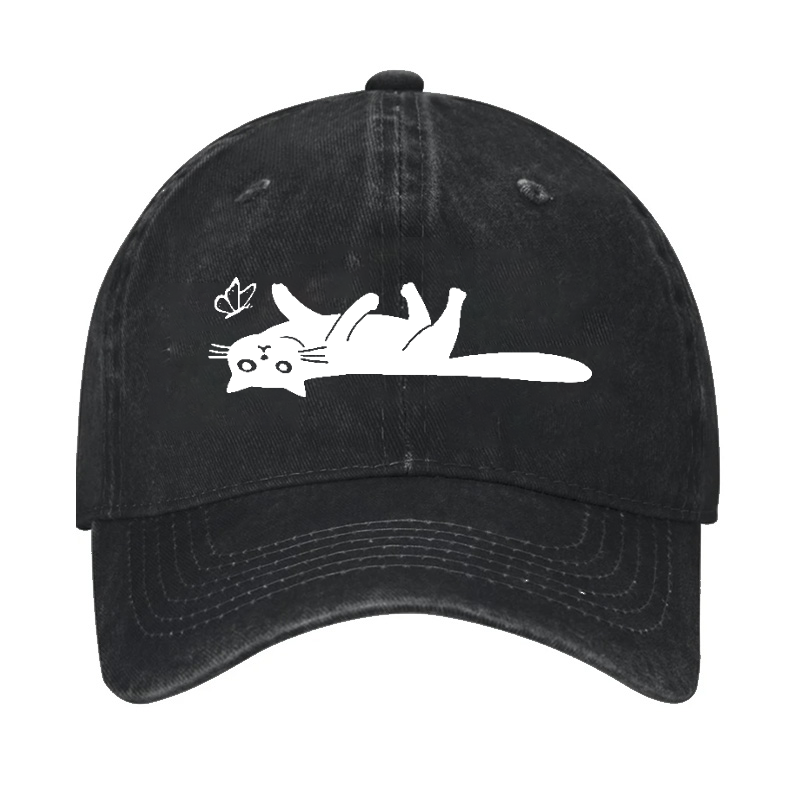 Cat Vintage Cotton Cap
