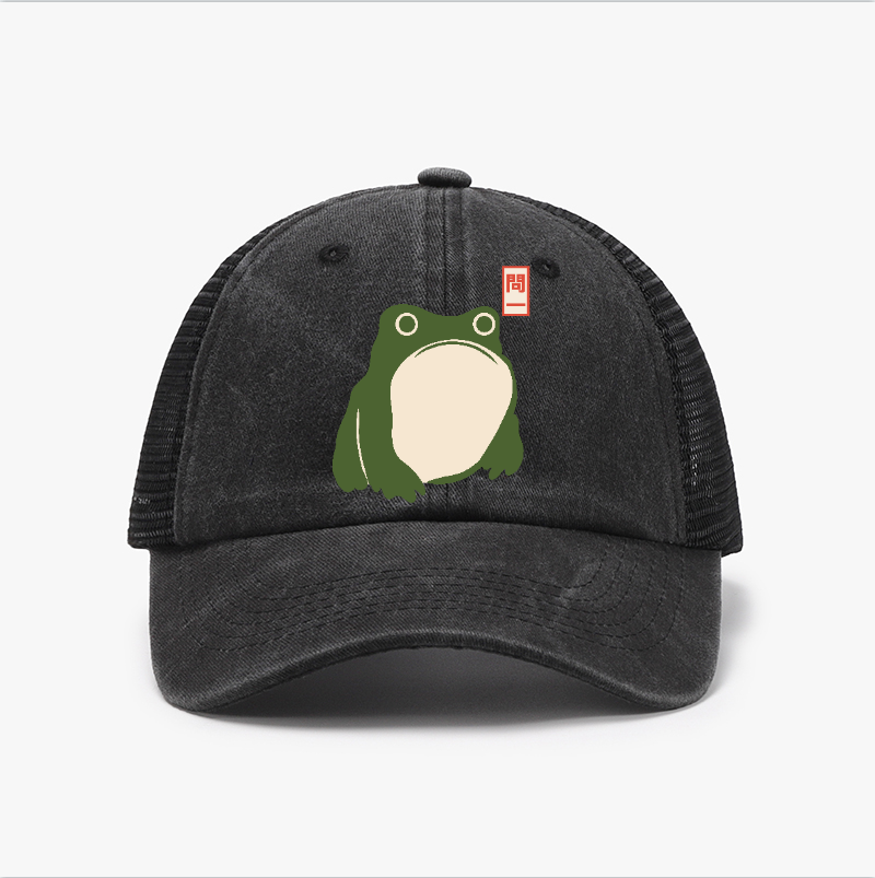 Frog Vintage Cotton Breathable Hat